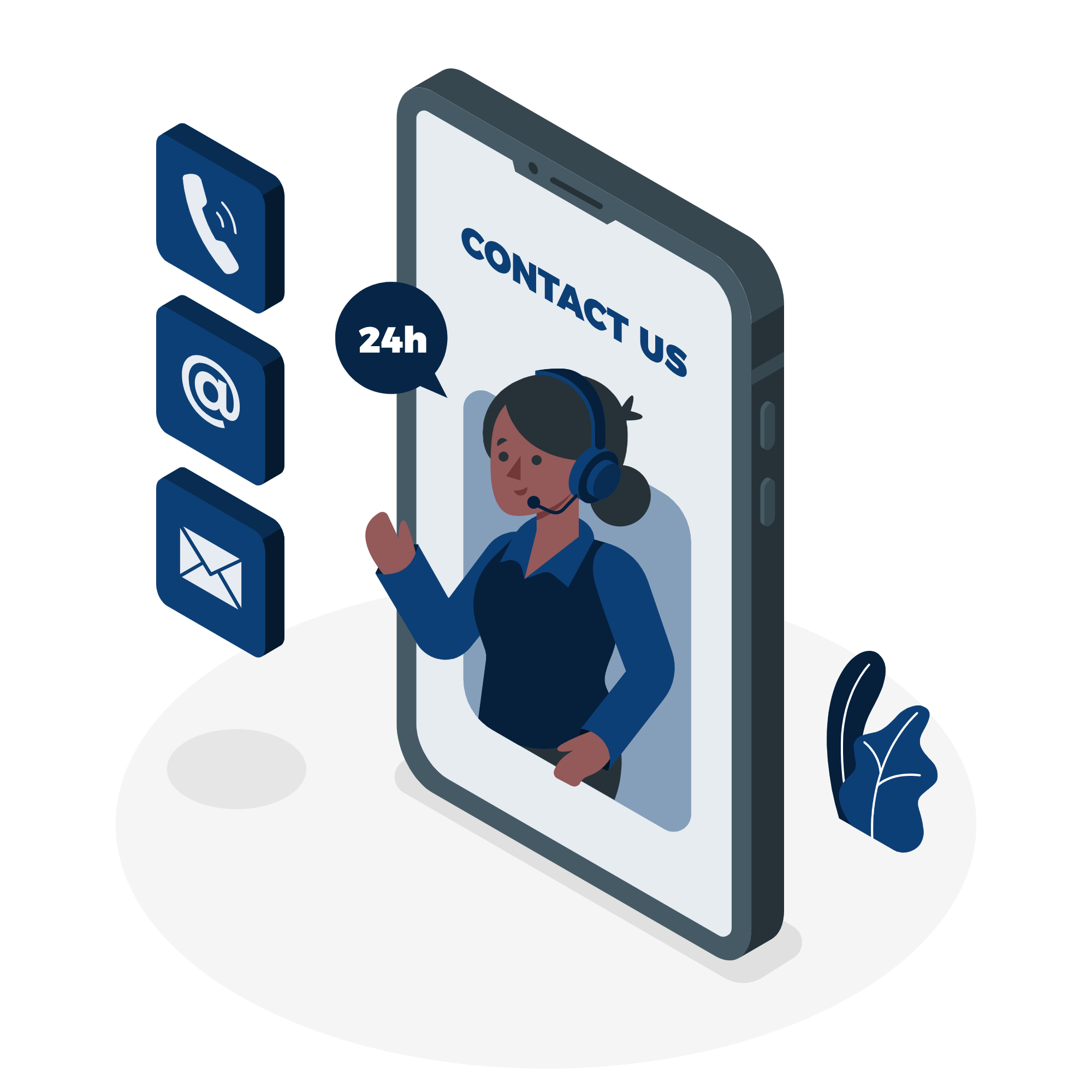 Contact us illustration